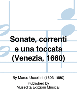 Book cover for Sonate, correnti e una toccata (from op.7, Venezia, 1660)