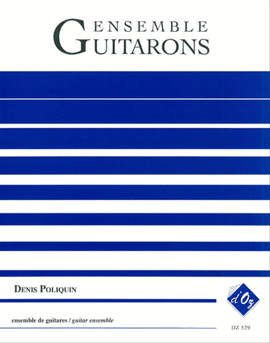 Guitarons ensemble Guitar Ensemble scores gallery preview page 1