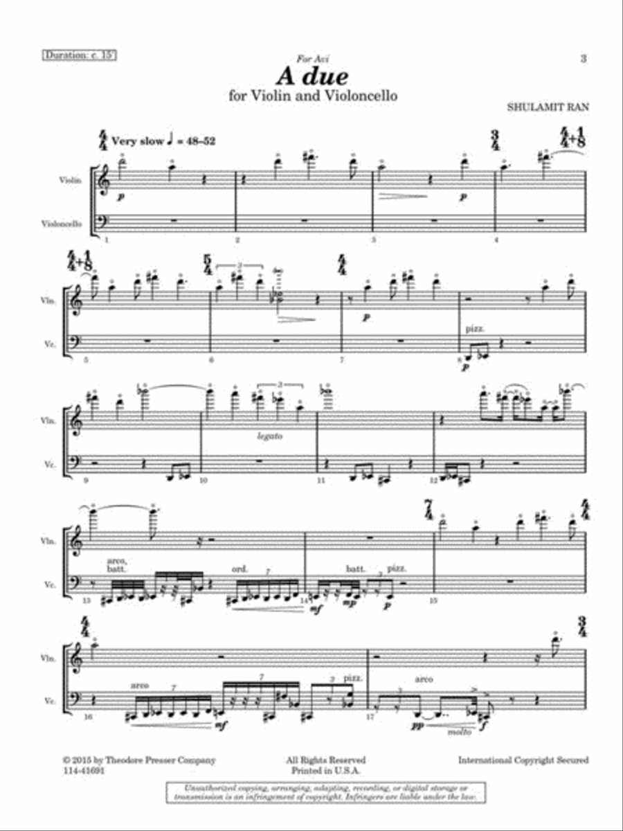 A Due Chamber Music scores gallery preview page 2