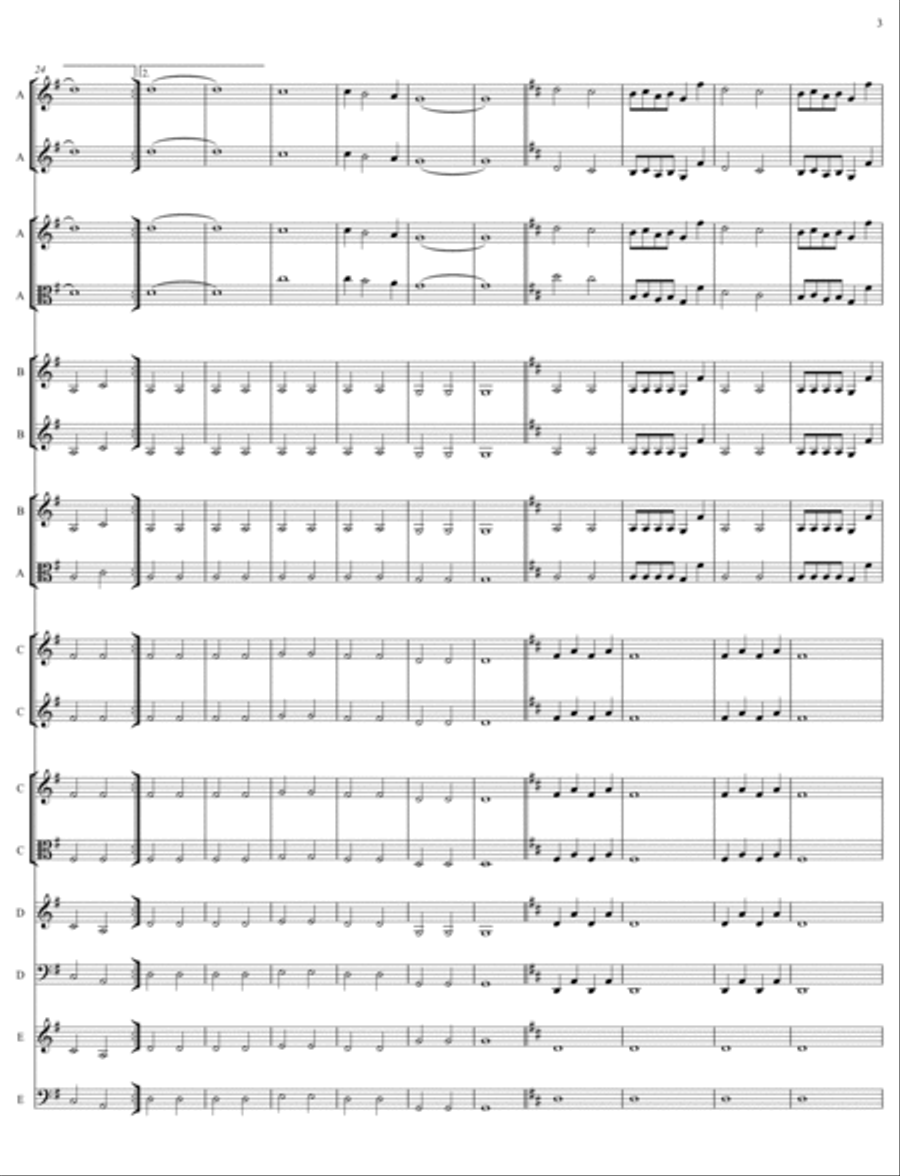 Pomp and Circumstance - FLEX PARTS Full Orchestra scores gallery preview page 3
