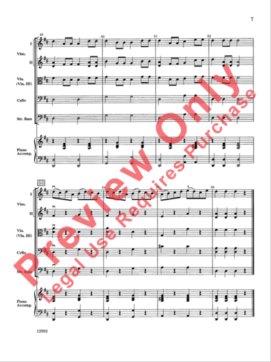 Frog in a Tree String Orchestra scores gallery preview page 8