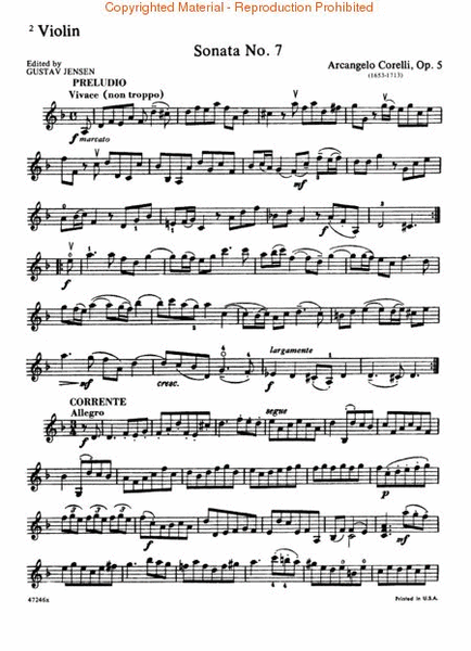 Twelve Sonatas, Op. 5 – Volume 2
