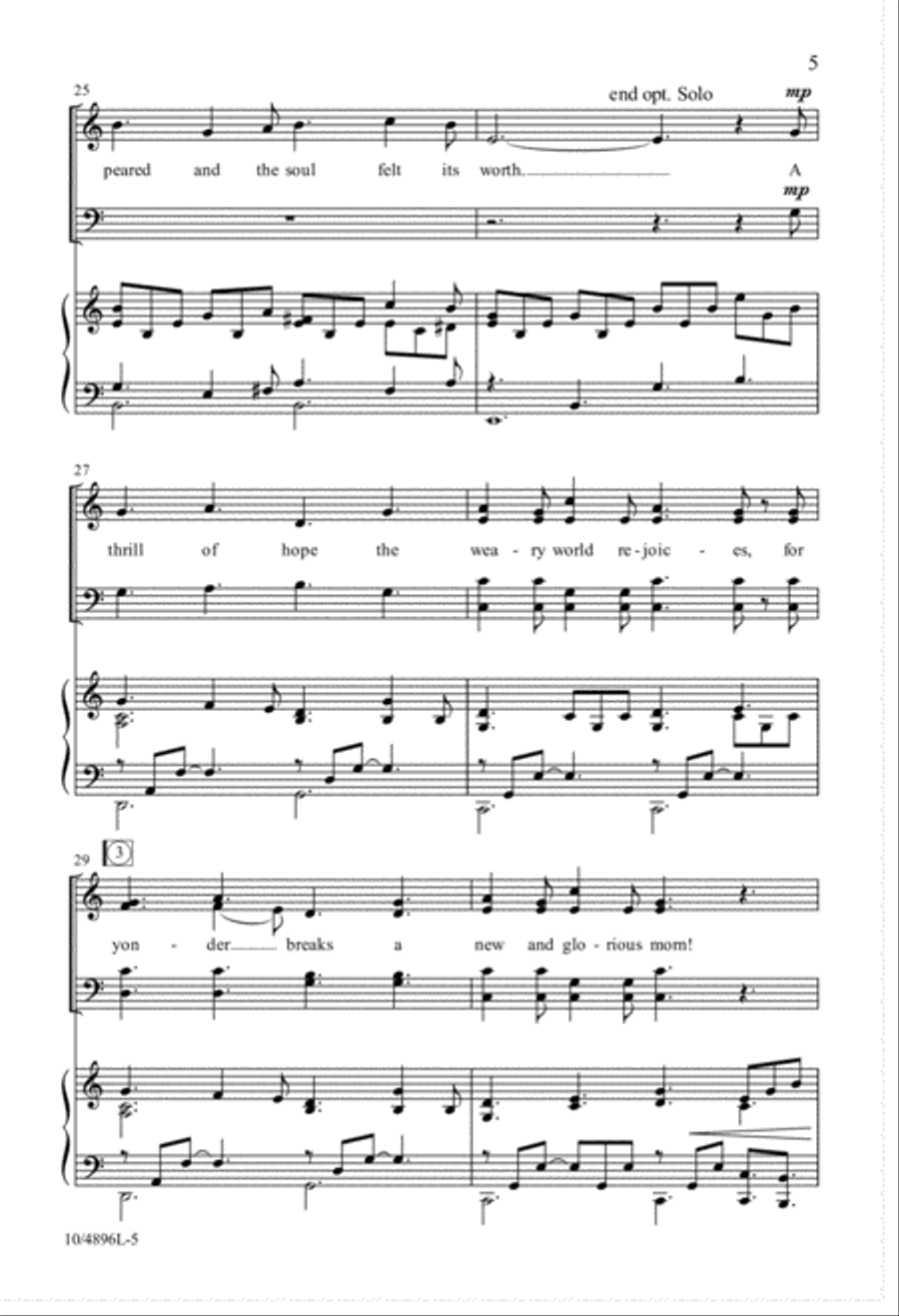 O Night Divine O Night Divine 4-Part scores gallery preview page 5