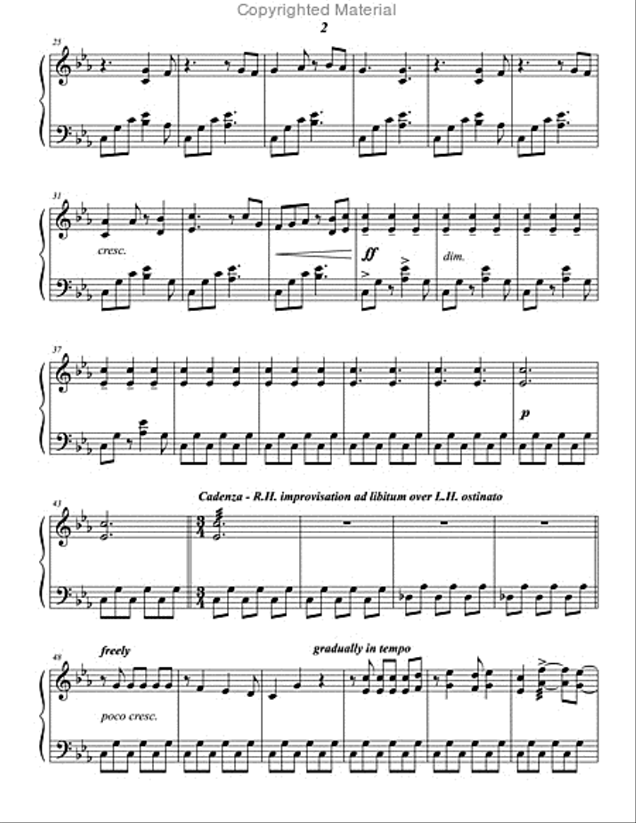 In the Sea (solo marimba) Percussion Ensemble scores gallery preview page 3