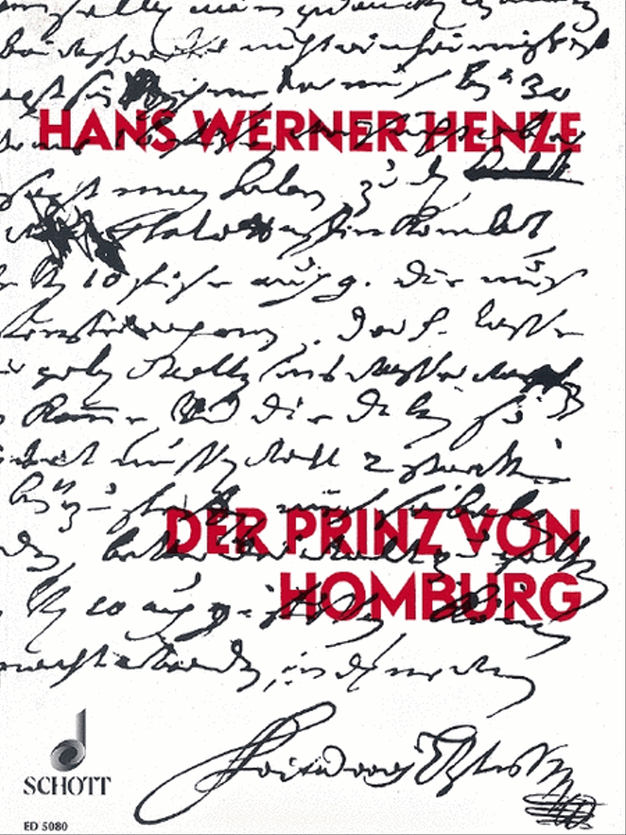 Prince of Homburg Voice scores gallery preview page 1