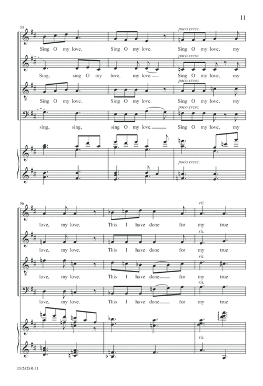My Dancing Day My Dancing Day 4-Part scores gallery preview page 12