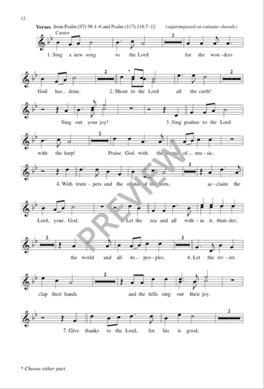 Three Songs for Triduum Three Songs for Triduum 4-Part scores gallery preview page 12