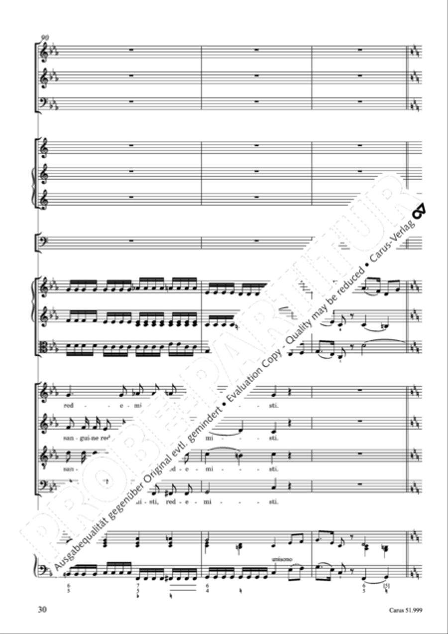 Te Deum 4-Part scores gallery preview page 31