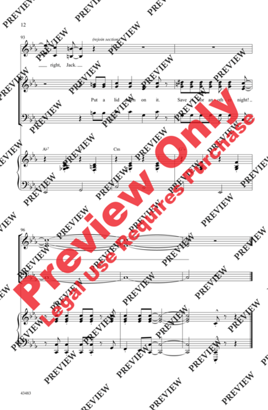Put a Lid on It 3-Part scores gallery preview page 12