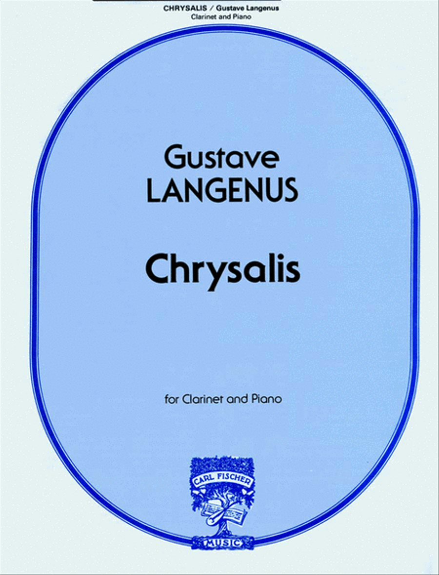 Chrysalis Chrysalis B-Flat Clarinet scores gallery preview page 1