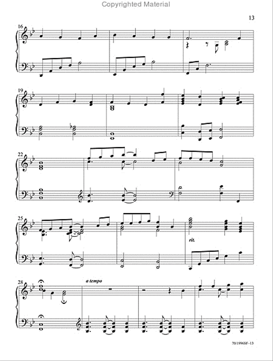 In the Light of the Cross Piano Solo scores gallery preview page 10