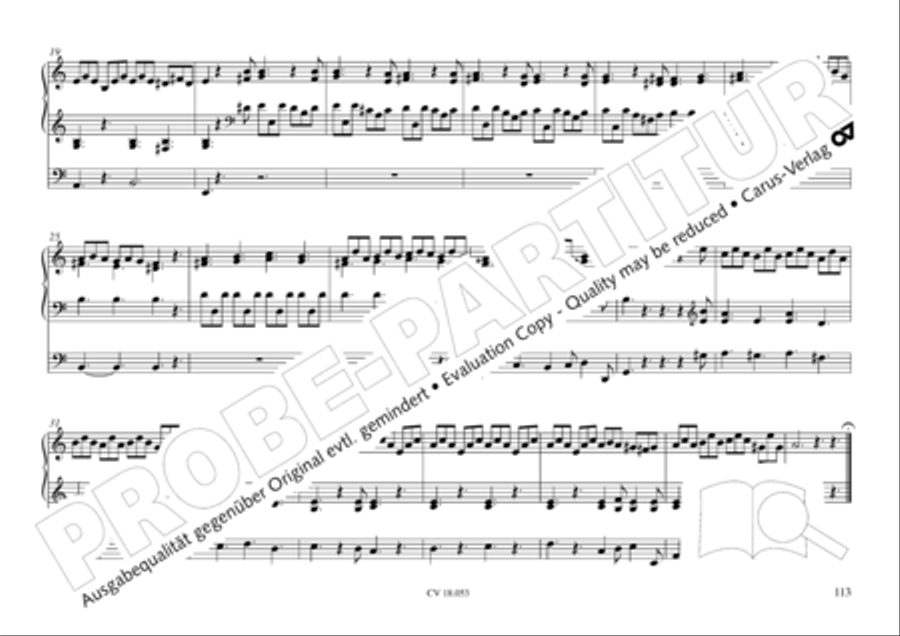 Das Husumer Orgelbuch von 1758 Organ Solo scores gallery preview page 114