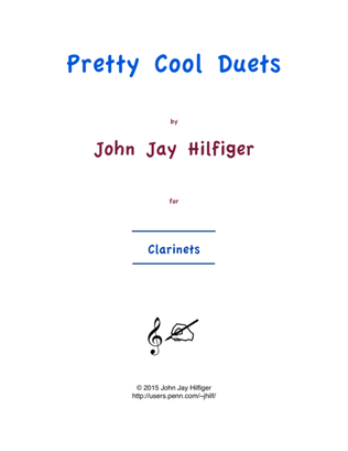 Book cover for Pretty Cool Duets for Clarinets