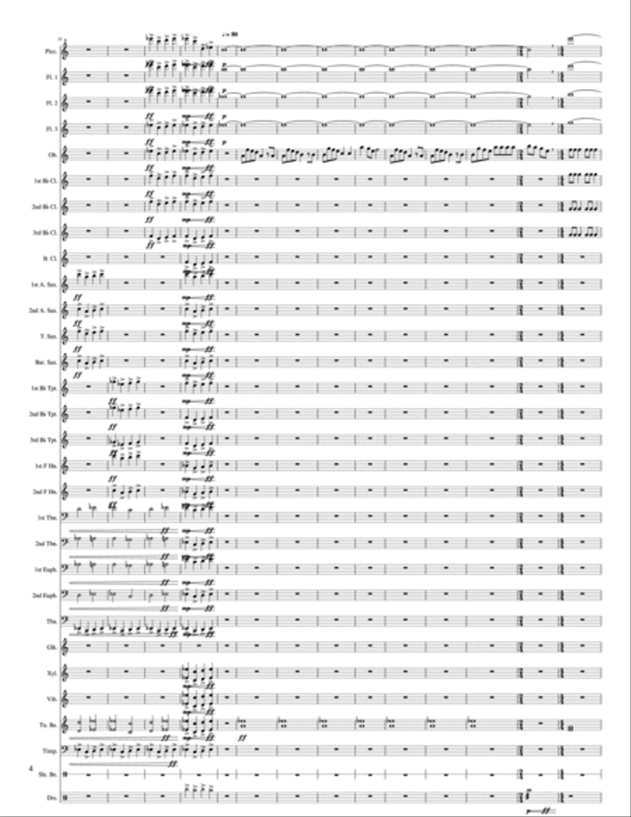When The Sleigh Ride Ends... (Variations on Jingle Bells) Concert Band scores gallery preview page 4