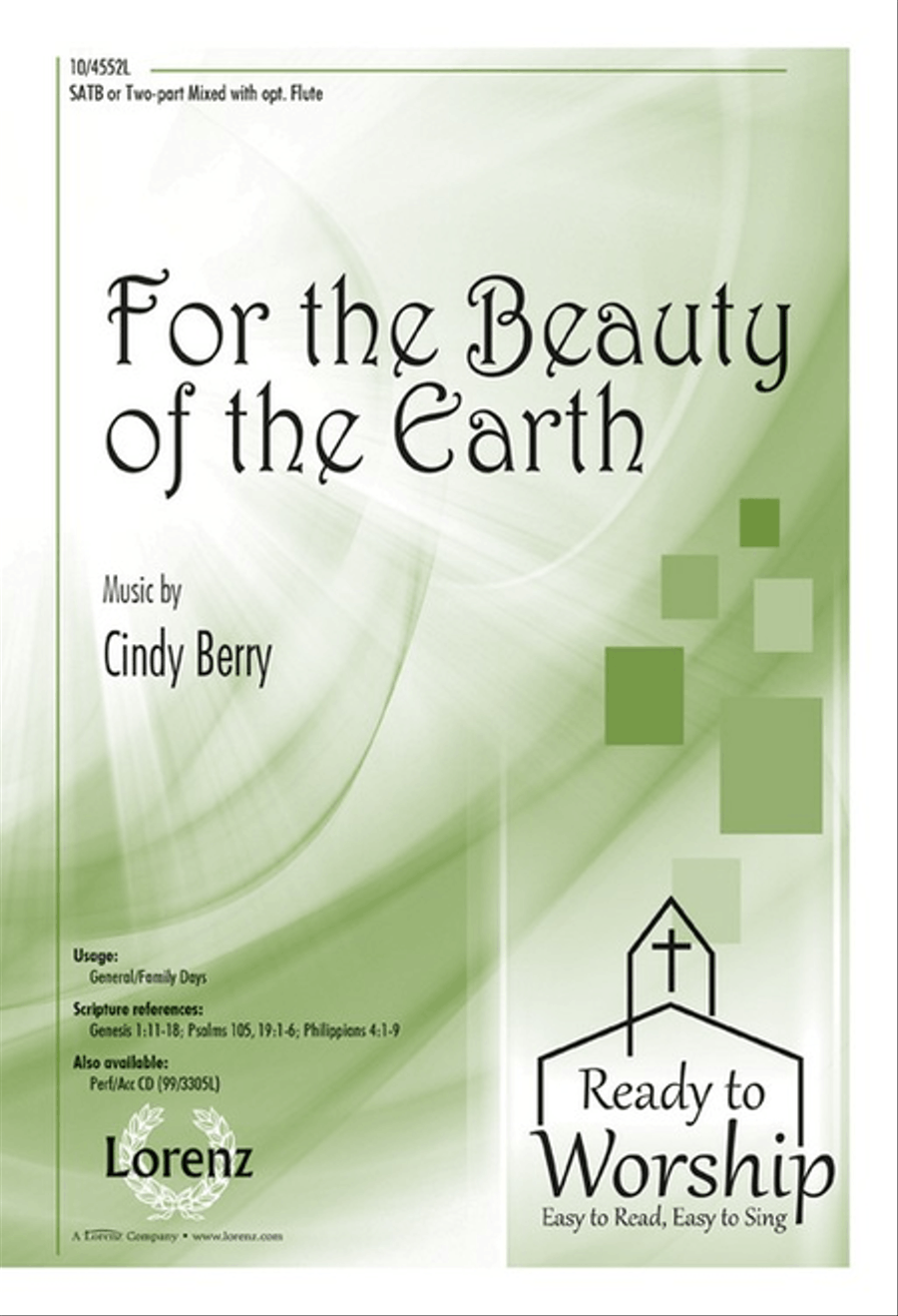 For the Beauty of the Earth 4-Part scores gallery preview page 1