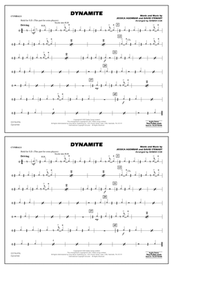 Dynamite (arr. Ishbah Cox) - Cymbals