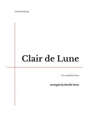 C. Debussy - Clair de Lune - Piano Easy