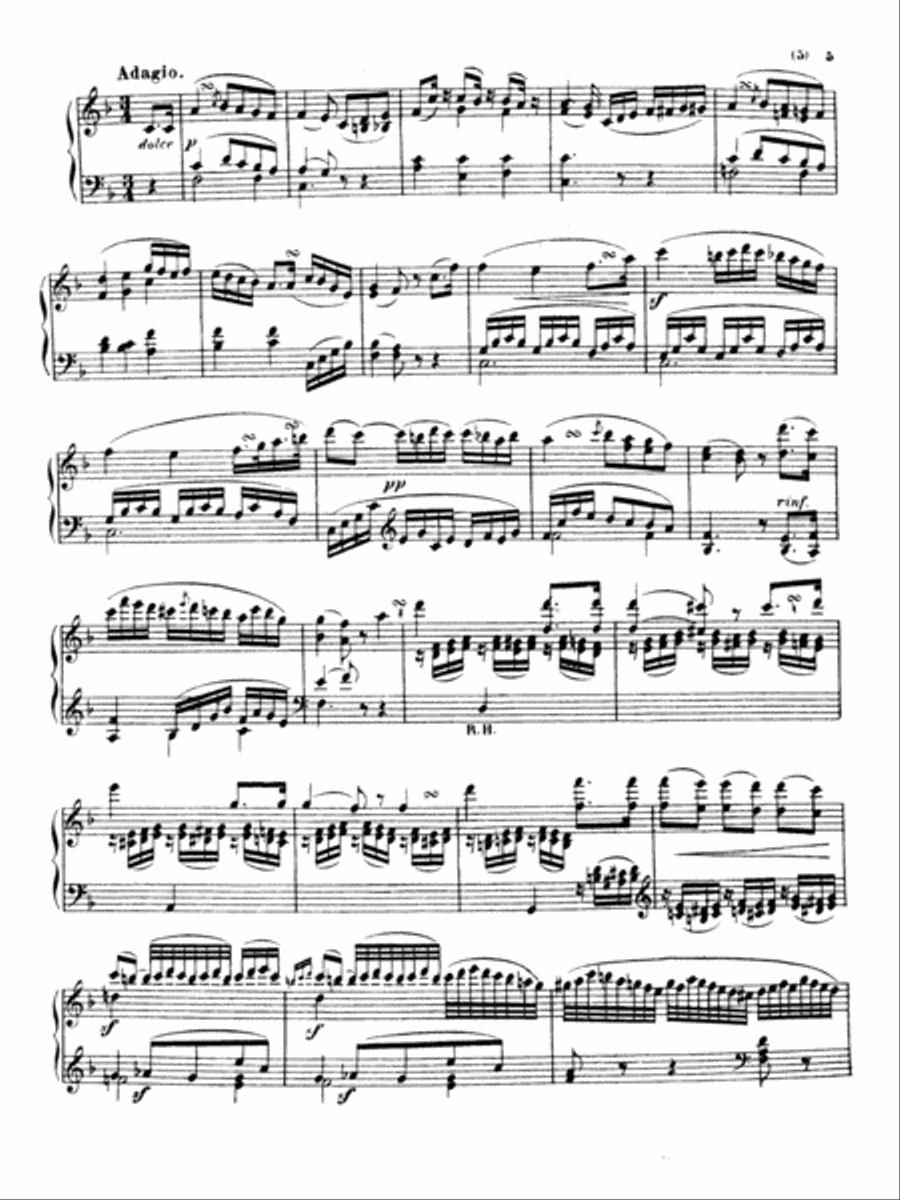 Beethoven: Sonatas (Urtext) - Sonata No. 1, Op. 2 No. 1 in F minor Piano Solo scores gallery preview page 5