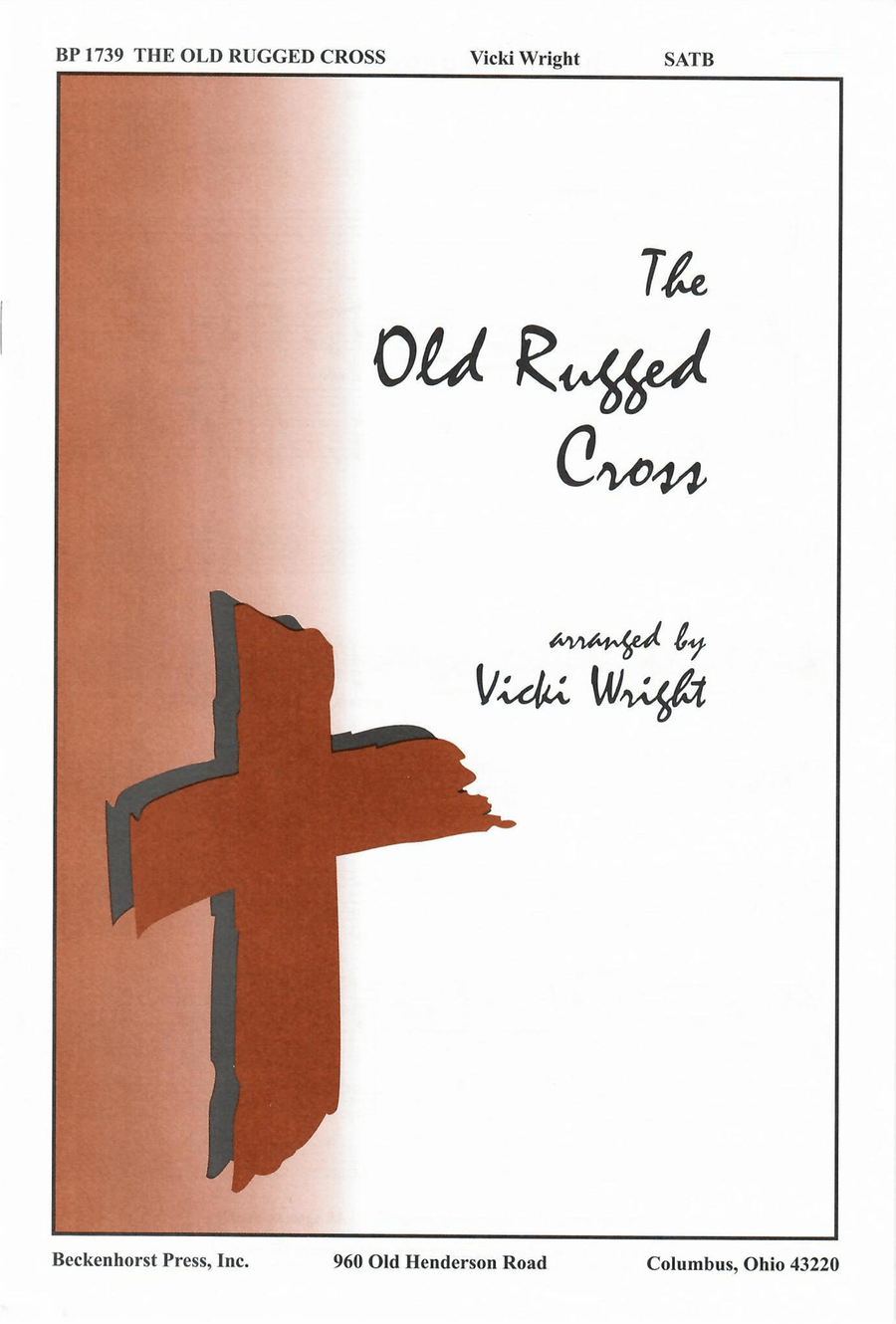 The Old Rugged Cross - Wright 4-Part scores gallery preview page 1