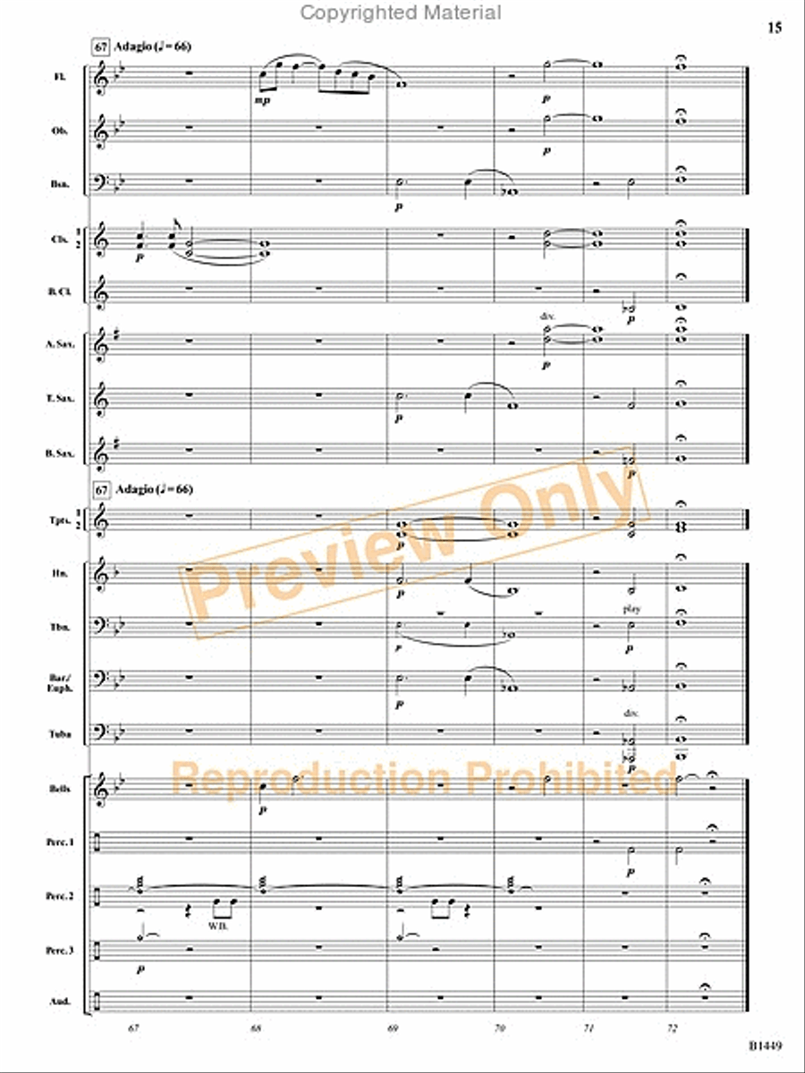 Stampede Concert Band scores gallery preview page 27
