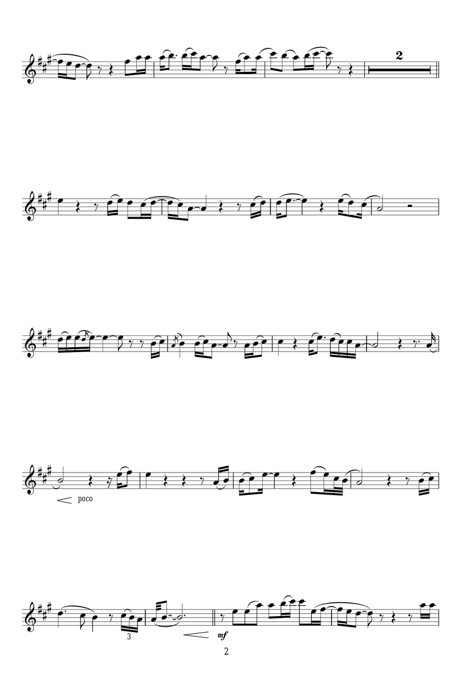Up Where We Belong (from An Officer And A Gentleman) Alto Saxophone scores gallery preview page 2