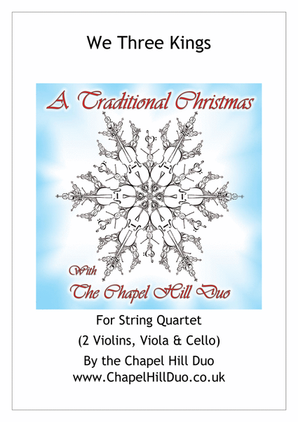 We Three Kings for String Quartet - Full Length arrangement by the Chapel Hill Duo image number null