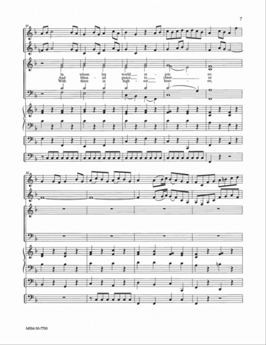 Now Thank We All Our God Choir scores gallery preview page 6