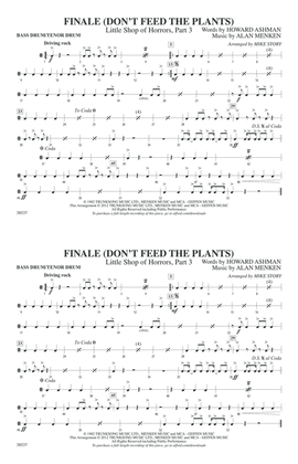 Finale (Don't Feed the Plants): Bass Drum/Tenor Drum