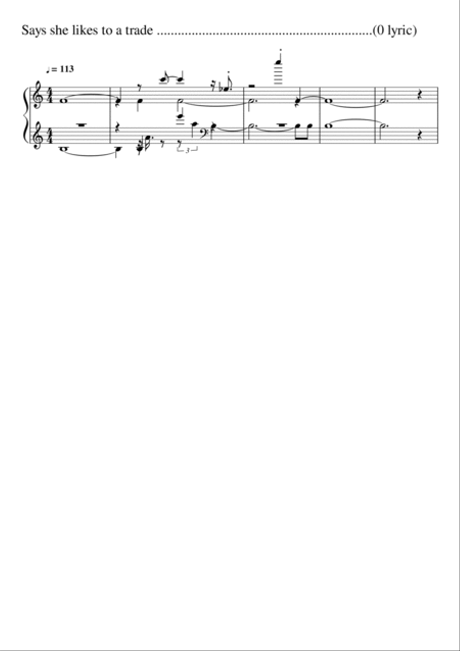 Just TRADE Piano Solo scores gallery preview page 5