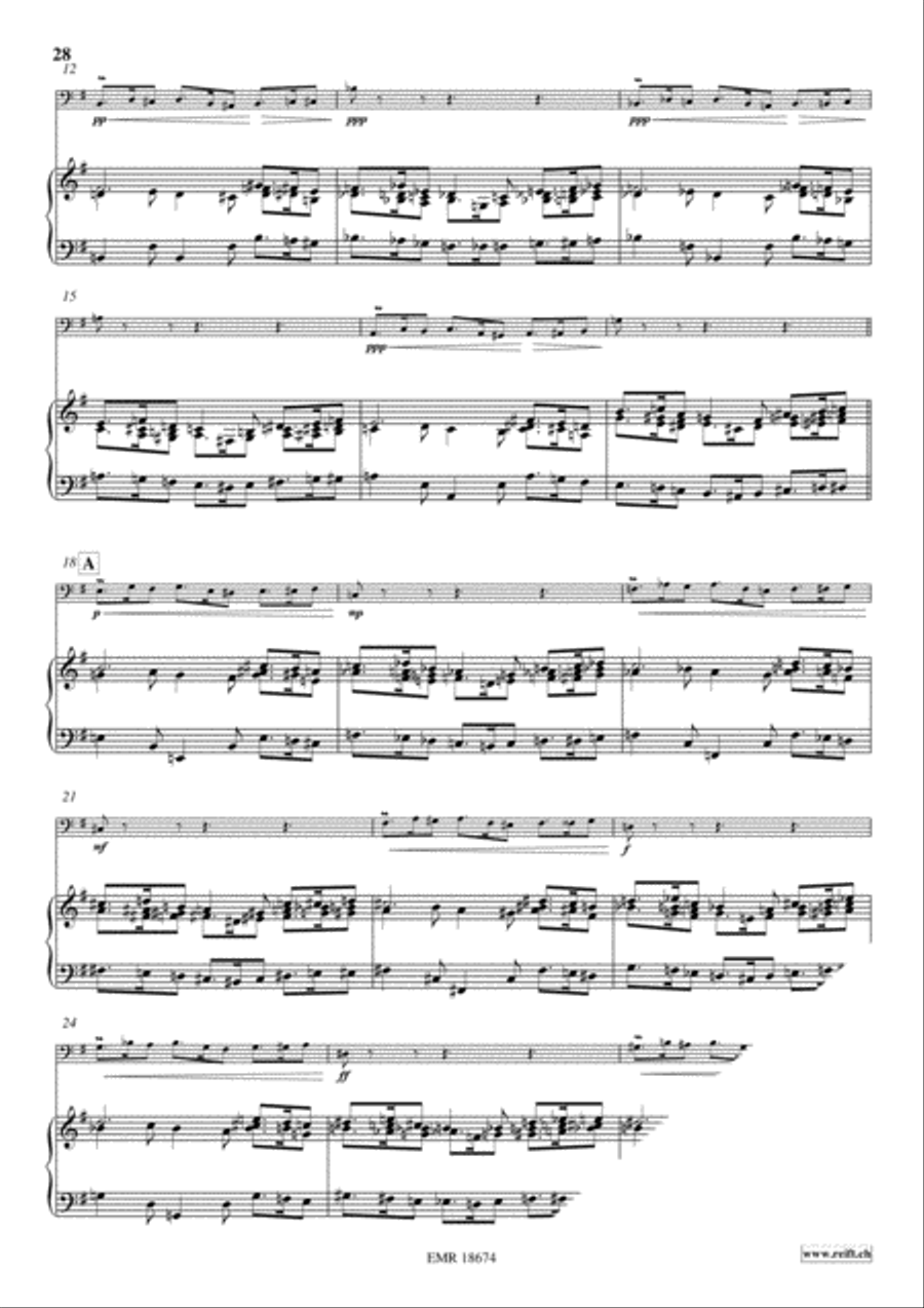 5 Etudes d'Intonation Piano Accompaniment scores gallery preview page 9