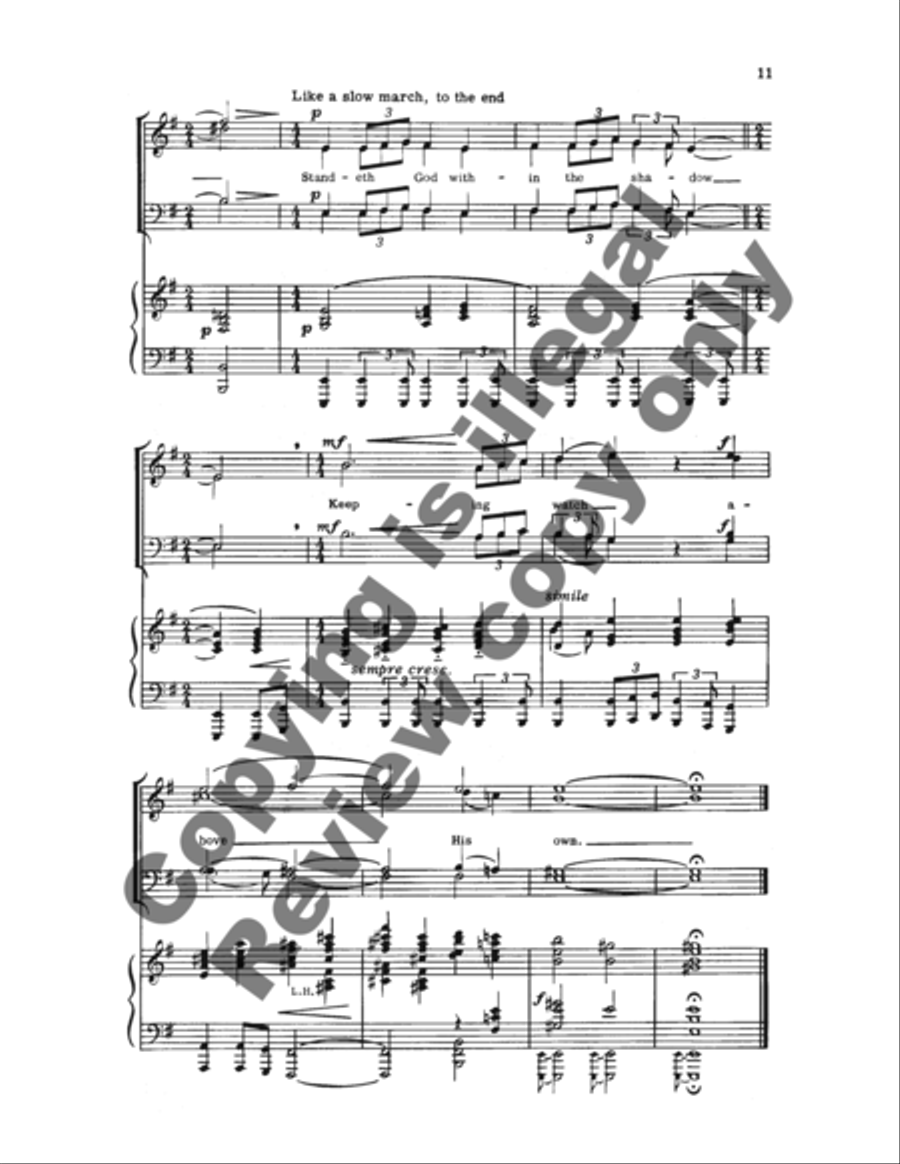 Once to Every Man and Nation TTBB scores gallery preview page 14