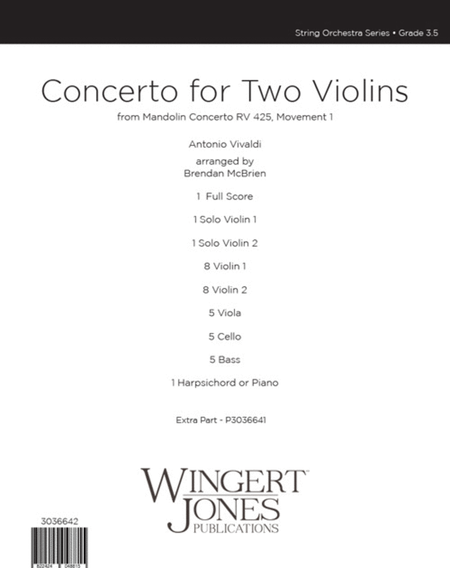 Concerto for Two Violins