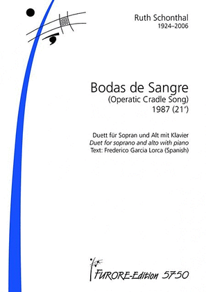 Book cover for Bodas de Sangre (Operatic cradle song)