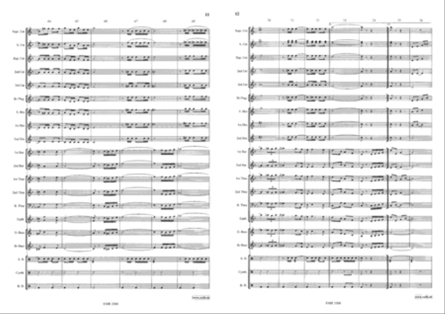 Concordia March Concordia March Brass Band scores gallery preview page 7