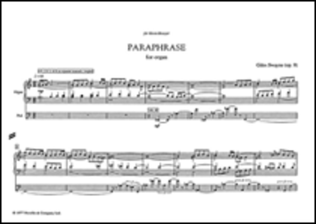 Swayne: Paraphrase for Organ