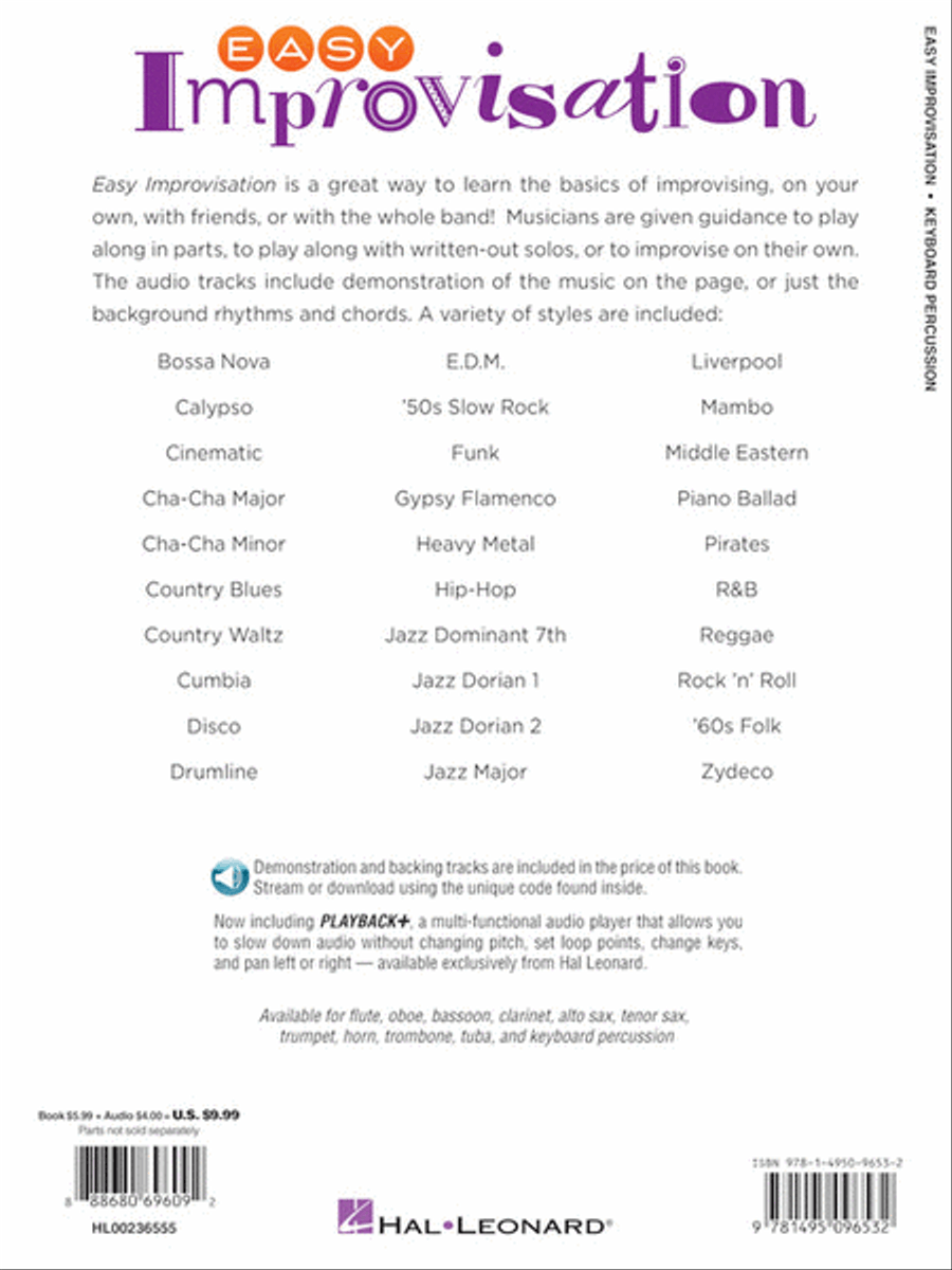 Easy Improvisation Percussion scores gallery preview page 5