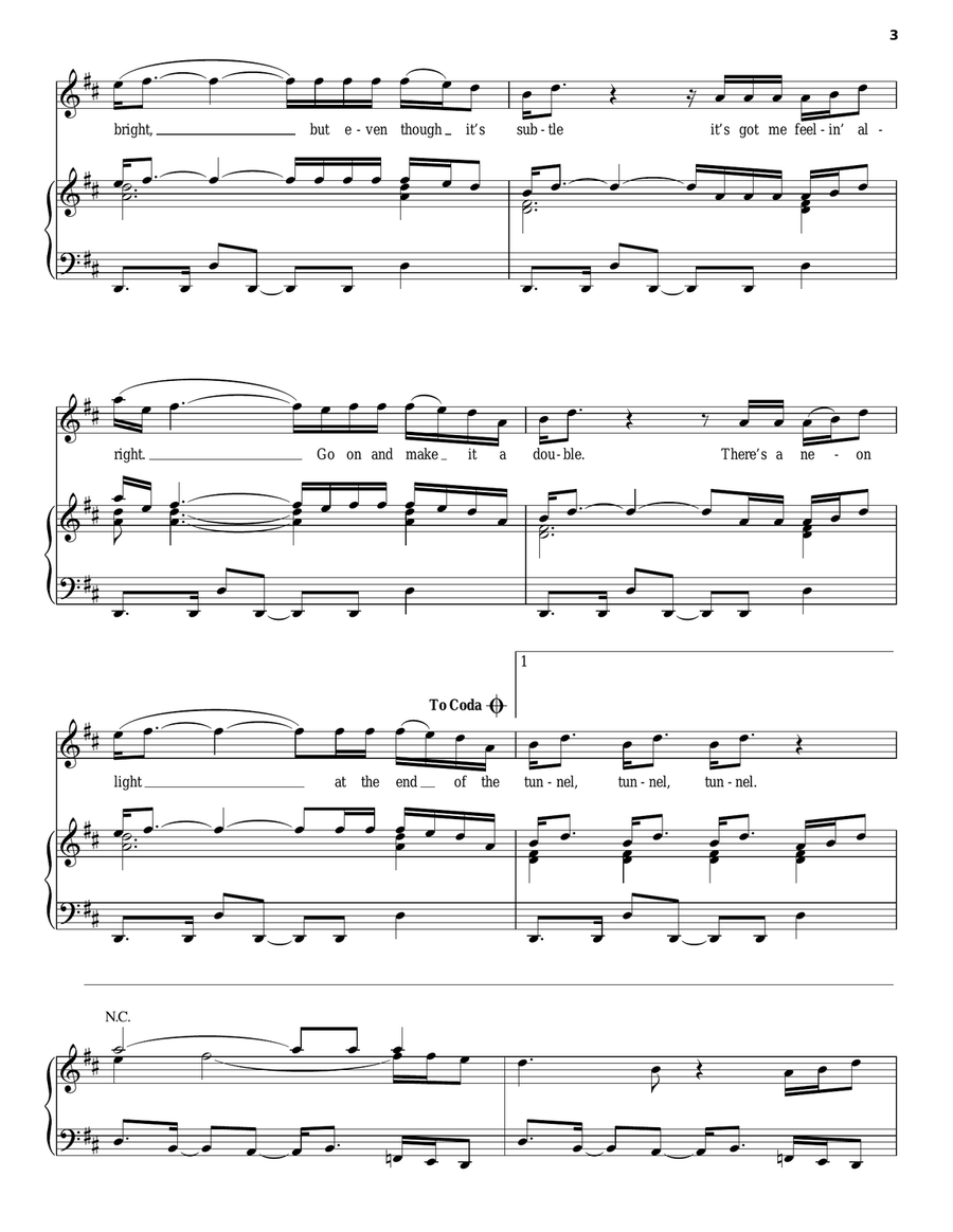 Neon Light Acoustic Guitar scores gallery preview page 3