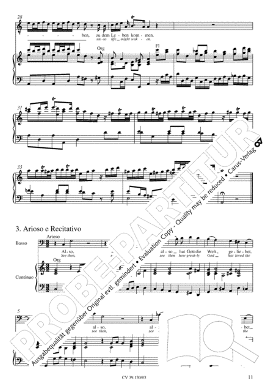 Thereby is revealed unto us the glory of God's favor (Daran ist erschienen die Liebe Gottes) 4-Part scores gallery preview page 12