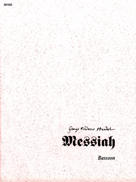 Messiah - Bassoon