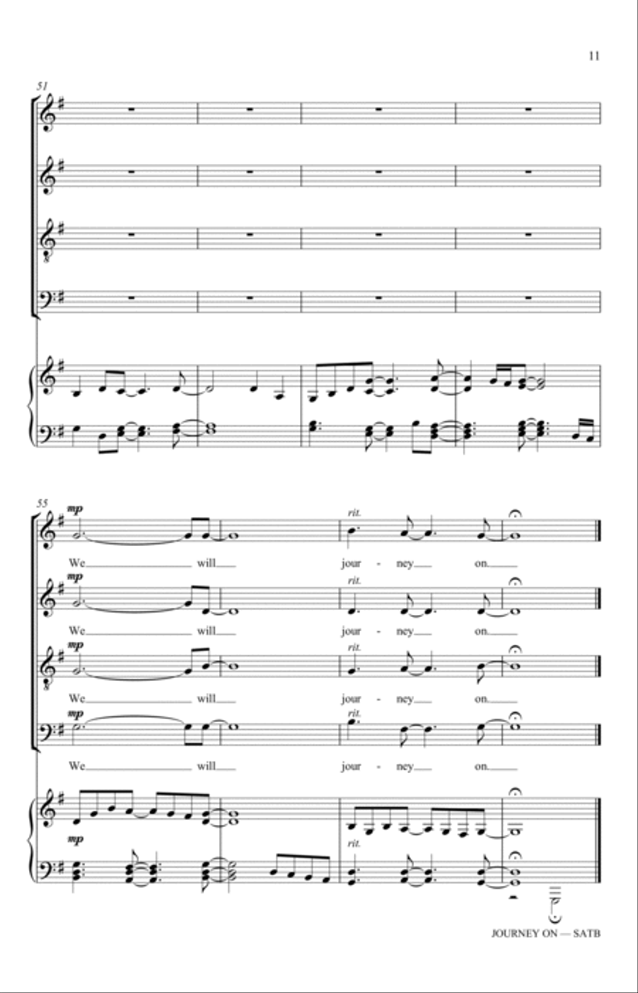 Journey On 4-Part scores gallery preview page 9