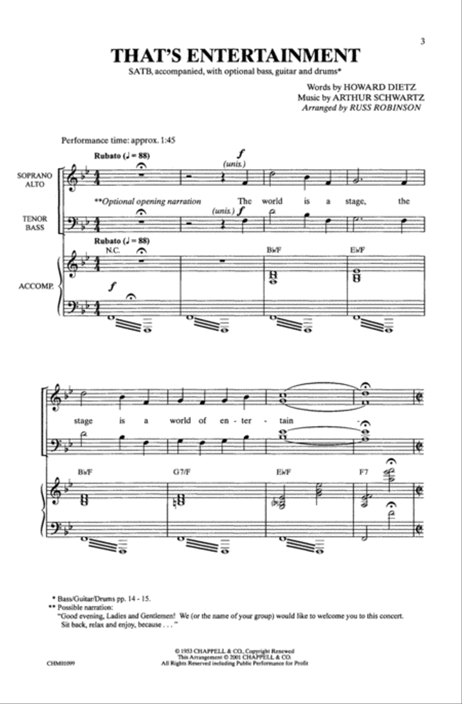 That's Entertainment That's Entertainment 4-Part scores gallery preview page 2