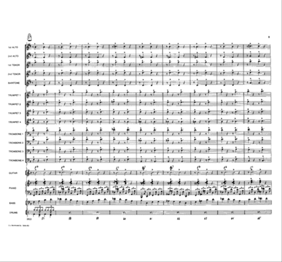 Beale Street Boogie Jazz Ensemble scores gallery preview page 9