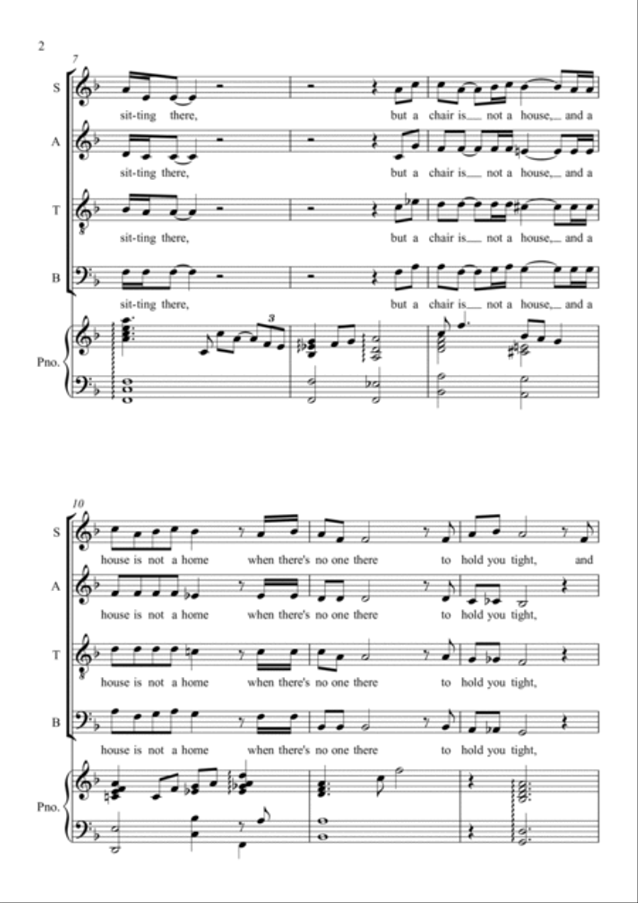 A House Is Not A Home 4-Part scores gallery preview page 2