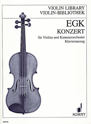 Concerto For Vln/chamber Orch