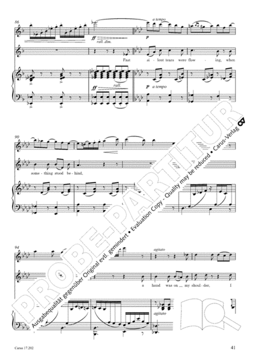 Canti con flauto II. Six Songs of the 19th century for upper voice, flute and piano