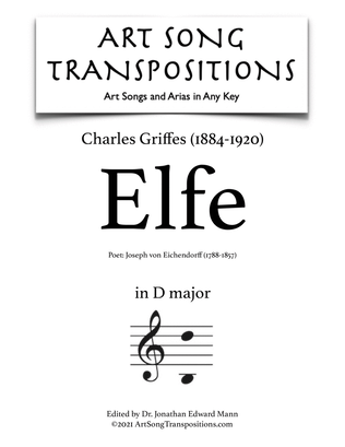 GRIFFES: Elfe (transposed to D major)