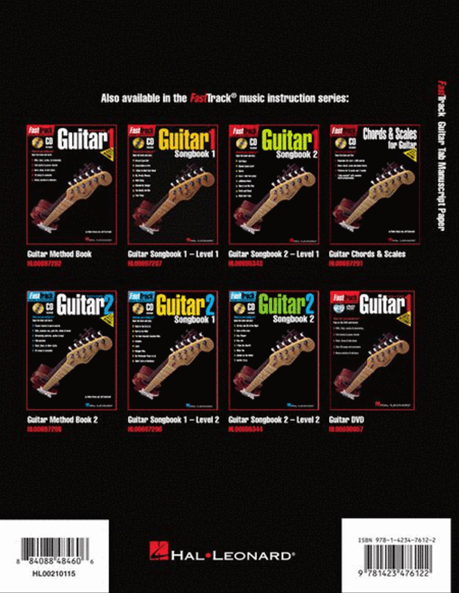 FastTrack Guitar Tab Manuscript Paper Guitar Tablature scores gallery preview page 7