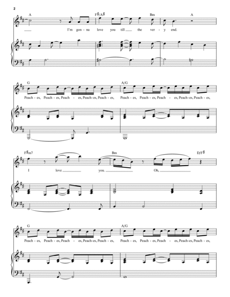 Peaches - Super Mario Bros. Movie Sheet music for Piano (Solo)