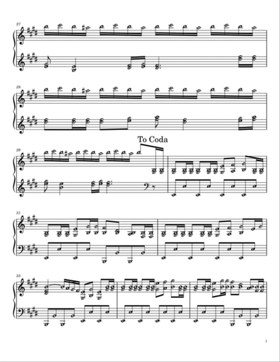 William Tell Overture Finale (advanced with note names) Self Learning Series Easy Piano scores gallery preview page 3