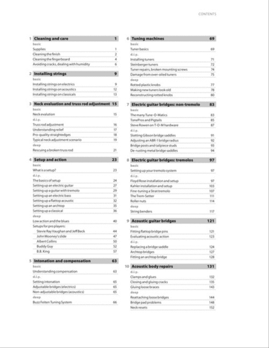 The Guitar Player Repair Guide – 3rd Revised Edition Collection / Songbook scores gallery preview page 2